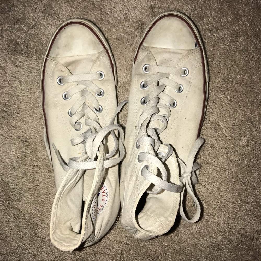White High Top Converse
